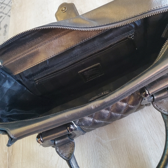 Burberry Quilted Leather Montgomery Satchel Bag - Picture 8 of 12